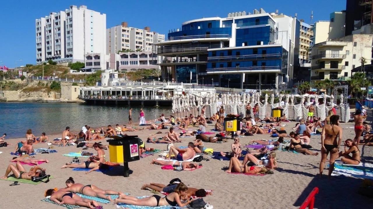 Splendid Seaside Retreat On Spinola Bay Daire Saint Julian's Dış mekan fotoğraf