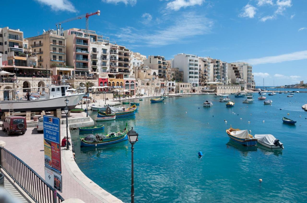 Splendid Seaside Retreat On Spinola Bay Daire Saint Julian's Dış mekan fotoğraf