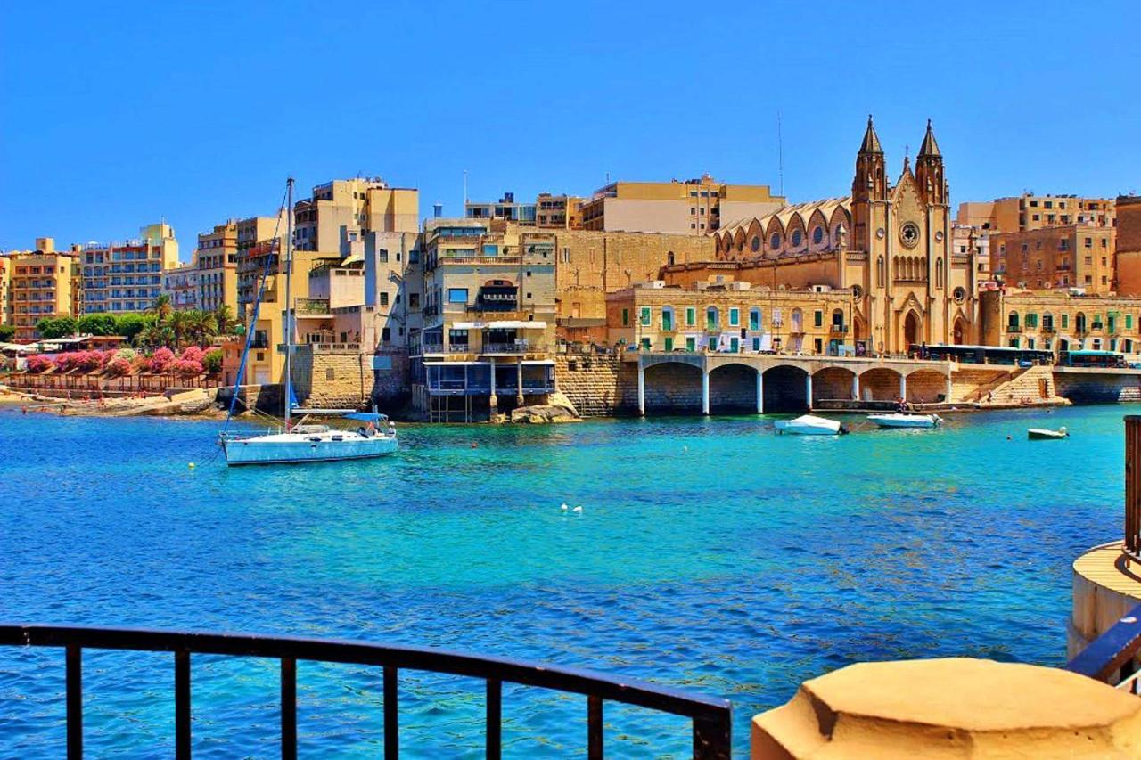 Splendid Seaside Retreat On Spinola Bay Daire Saint Julian's Dış mekan fotoğraf